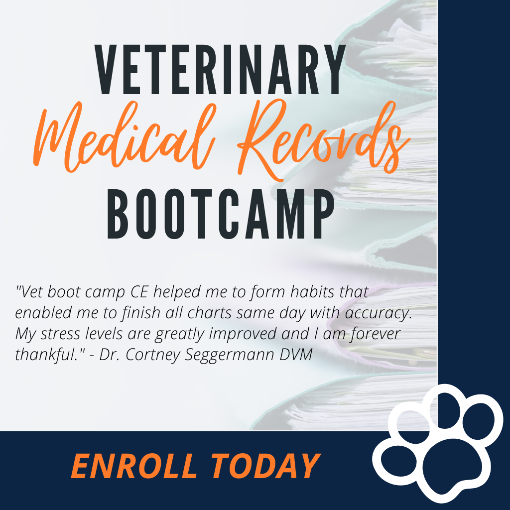 Veterinary Medical Records Bootcamp Veterinary Bootcamp CE